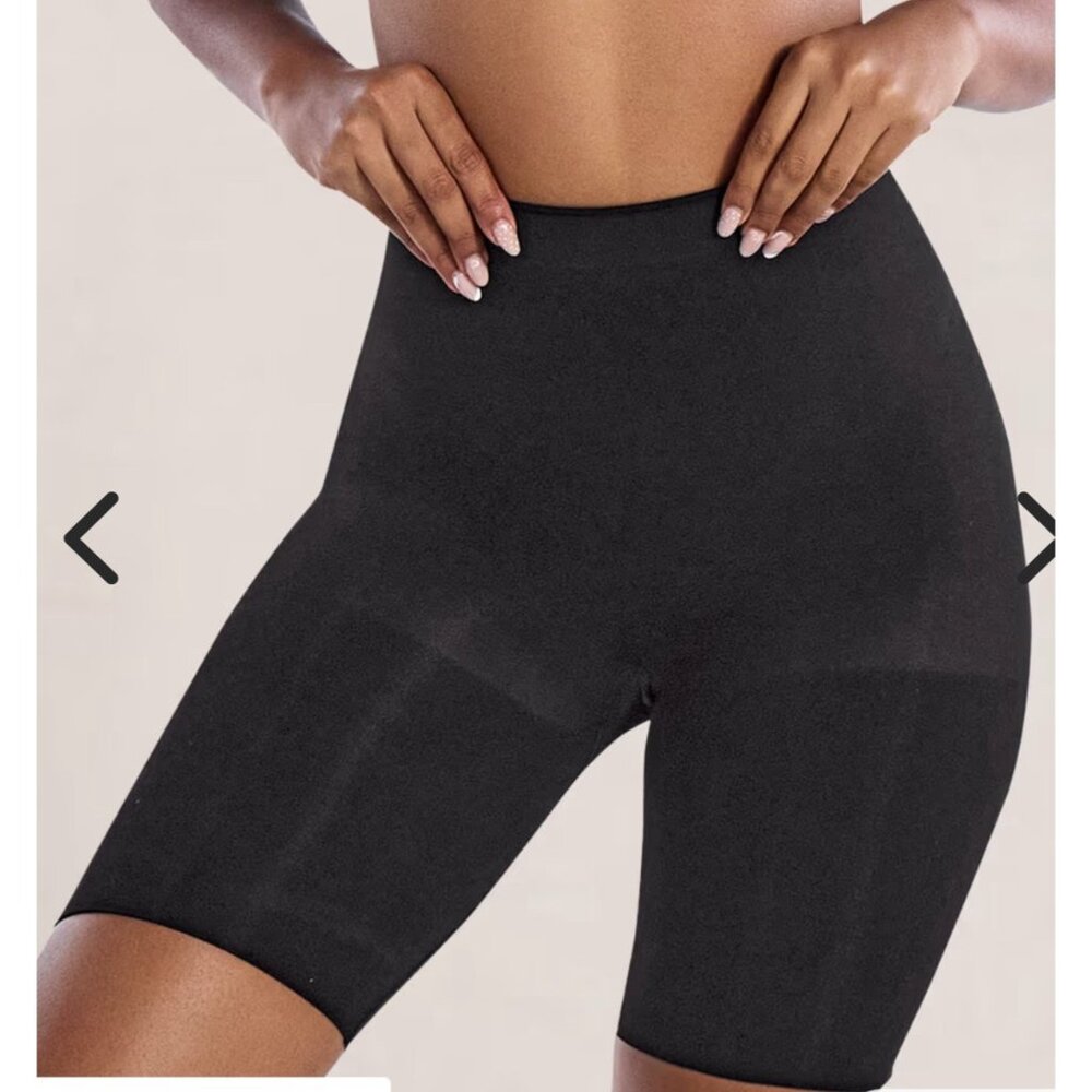 Curveez® Second Skin Thigh Slimmer Shapewear Black Sz 2XL  CUR3902